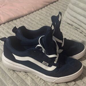 Vans Dark Blue Sneakers with White Details